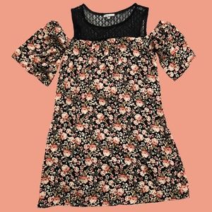 Charlotte Russe floral lace dress